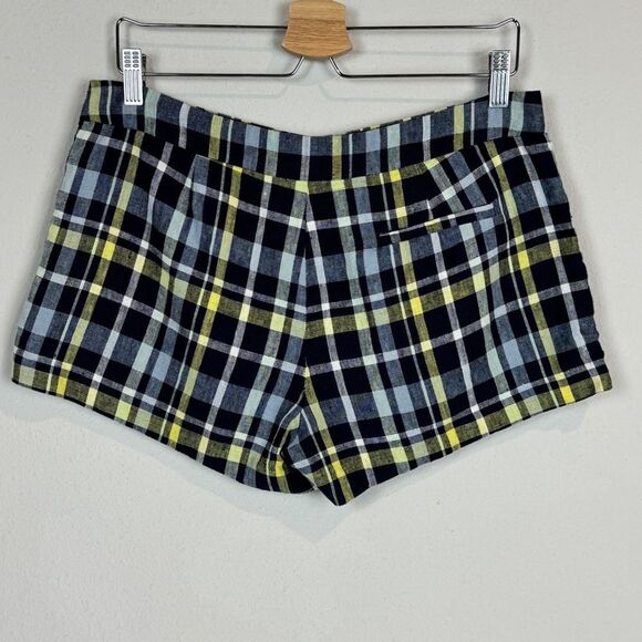 Joie Plaid Linen Merci Short Shorts 6 - Picture 3 of 8